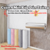 cuộn xốp dán tường vân vải, dài 9m rộng 50cm, mặt sau có sẵn keo
