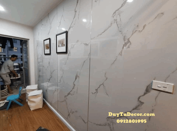 Tấm nhựa PVC vân đá hoa cương - Ảnh 3
