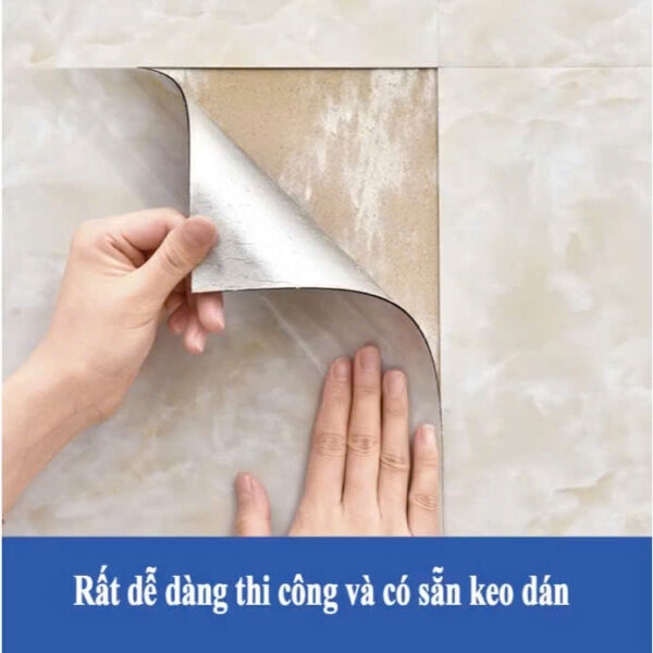 Tấm xốp dán tường PVC vân đá hoa cương - Ảnh 4