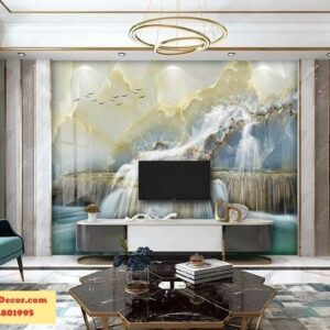 tranh nhua pvc van da trang guong 1