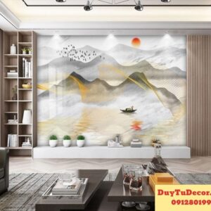 tranh nhua pvc van da trang guong 6